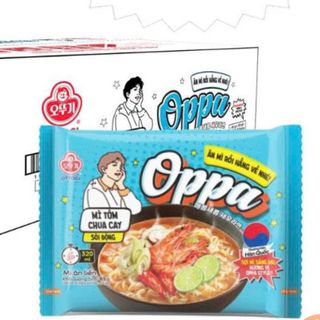 Mì tôm chua cay/ bò hầm/ tương đen sườn heo Oppa Ottogi thùng 30 gói 65gr