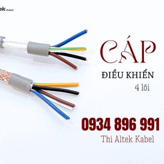 Dây cáp điều khiển 4 x 1.0mm2 Altek Kabel – CT-500, SH-500