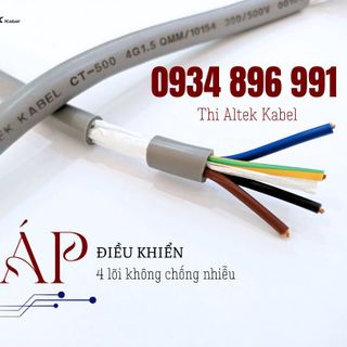 Dây cáp điều khiển 4 x 1.0mm2 Altek Kabel – CT-500, SH-500
