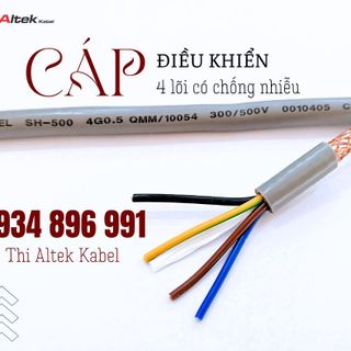 Dây cáp điều khiển 4 x 1.0mm2 Altek Kabel – CT-500, SH-500