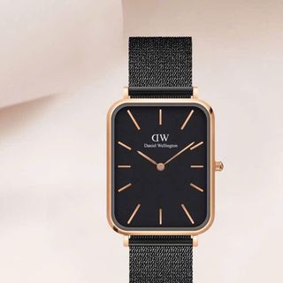 HOT DEAL ĐỒNG HỒ CAO CẤP DANIEL W MẶT CHỮ NHẬT DÂY DA VÀ LƯỚI SIZE LỚN