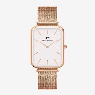 HOT DEAL ĐỒNG HỒ CAO CẤP DANIEL W MẶT CHỮ NHẬT DÂY DA VÀ LƯỚI SIZE LỚN