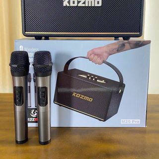 LOA BLUETOOTH KARAOKE KOZMO M25 Pro (Kèm 2 Micro không dây)