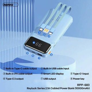 Sạc dự phòng remax rpp683, 10000mah giá sỉ