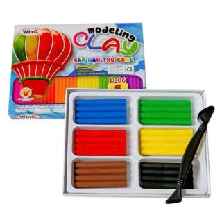 SET 2 HỘP ĐẤT NẶN THỦ CÔNG WINQ HỘP 6 MÀU SP0305 - LADY'S PASSION