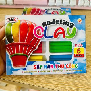 SET 2 HỘP ĐẤT NẶN THỦ CÔNG WINQ HỘP 6 MÀU SP0305 - LADY'S PASSION