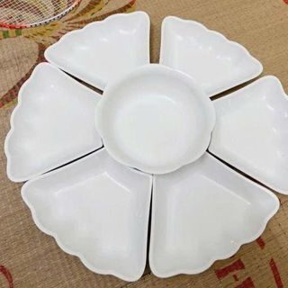 BỘ BÁT ĐĨA HOA MẶT TRỜI 7 CHI TIẾT