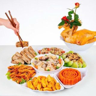 BỘ BÁT ĐĨA HOA MẶT TRỜI 7 CHI TIẾT