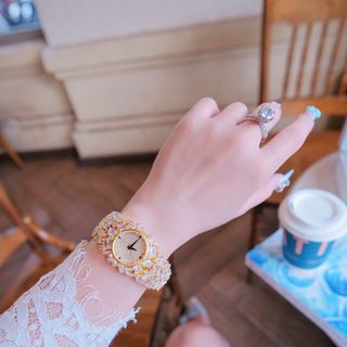 ĐỒNG HỒ NỮ CHÍNH HÃNG FUNMEI FGRAF DÂY PHA LÊ FULLBOX TEM