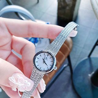 ĐỒNG HỒ NỮ CHÍNH HÃNG VINTAGE FUNMEI F2148 MẶT TRÒN DÂY LƯỚI FULLBOX TEM