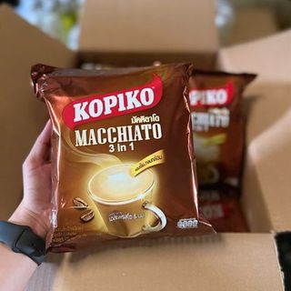 Bột Cà Phê Thái Lan Macchiato Kopiko 3 in 1 Gói 400Gr (Thùng 24 Gói) giá sỉ