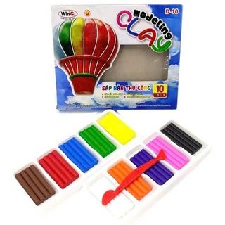 SET 2 HỘP ĐẤT NẶN THỦ CÔNG WINQ HỘP 10 MÀU SP0306 - LADY'S PASSION
