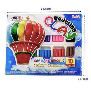 SET 2 HỘP ĐẤT NẶN THỦ CÔNG WINQ HỘP 10 MÀU SP0306 - LADY'S PASSION