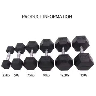 Tạ tay tập gym thể dục thể hình tại nhà bằng sắt nguyên khối cao cấp bọc cao su an toàn chống vỡ sàn nhà - SP113