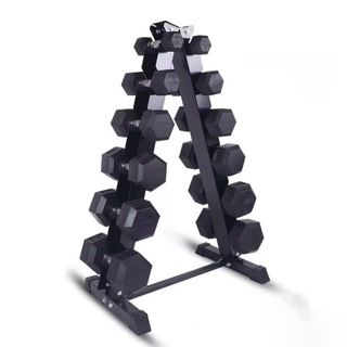 Tạ tay tập gym thể dục thể hình tại nhà bằng sắt nguyên khối cao cấp bọc cao su an toàn chống vỡ sàn nhà - SP113