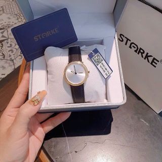 HOT DEAL ĐỒNG HỒ NỮ CHÍNH HÃNG STARKE DÂY DA TRÒN ĐẦY ĐỦ HỘP TÚI giá sỉ