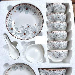 BỘ CHÉN SỨ 17 MÓN QUÀ TẶNG CAO CẤP