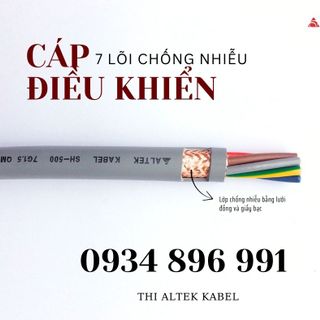 Cáp Điều Khiển Chống Nhiễu 7×0.5mm² Altek Kabel | Giá Tốt Hà Nội – Đà Nẵng– HCM