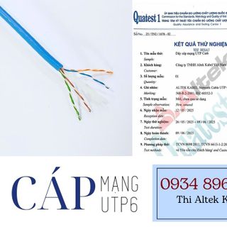 Cáp Mạng Cat6 UTP – FTP | Hàng Sẵn Kho – Giá Tốt HCM, Hà Nội, Đà Nẵng