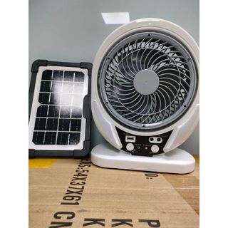 Quạt tích điện năng lượng mặt trời + sạc điện