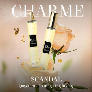 Set 2 chai nước hoa Charme Scandal cho nữ mùi thơm quyến rủ, hiện đại. Lưu hương từ 8-12 tiếng