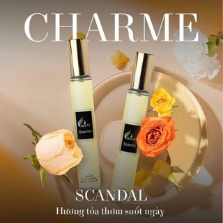 Set 2 chai nước hoa Charme Scandal cho nữ mùi thơm quyến rủ, hiện đại. Lưu hương từ 8-12 tiếng
