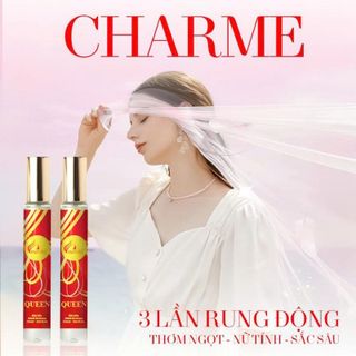 Set 2 chai nước hoa Charme QUEEN cho nữ, mùi thơm quyến rũ gợi cảm. Lưu hương từ 8-12 tiếng
