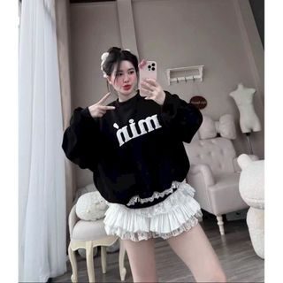Áo Sweter Thêu Nổi Min' Phối Ren