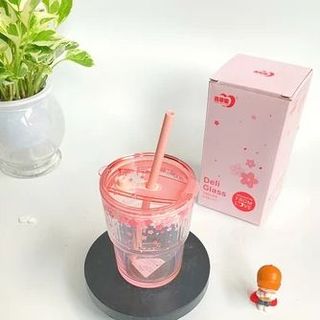 Cốc Thuỷ Tinh Trơn Hoa Hồng Y5869 / 430ml ( THÙNG 36C)