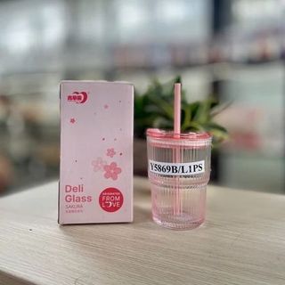 Cốc Thuỷ Tinh Trơn Hoa Hồng Y5869 / 430ml ( THÙNG 36C)