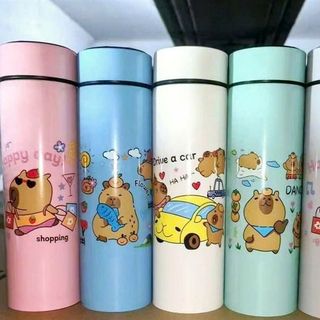 BGN Bình Giữ Nhiệt Họa Tiết Capybara 500ml ( THÙNG 50C )