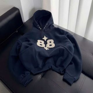 Áo Hoodie Chất Nỉ Xuất Khẩu Mềm Mịn Có Logo Thêu Nổi 88