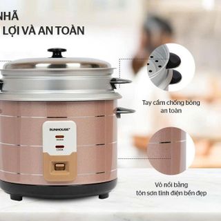NỒI CƠM ĐIỆN 1.8L SUNHOUSE SHD8125