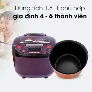 NỒI CƠM ĐIỆN TỬ 1.8L SUNHOUSE SHD8909