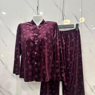 Bộ nhung hàng loại 1 chất dầy dặn cho bà và mẹ