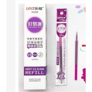 HỘP 20 RUỘT GEL XÓA BÚT BẤM LEX SP0464 - LADY'S PASSION