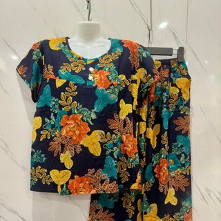 Bộ Đồ Lanh Nhung Dáng Chui Cho Mẹ - Thoải Mái & Thanh Lịch