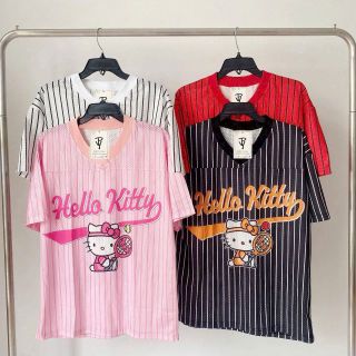 Áo Thun Lưới Mới Về - Đặc Điểm Nổi Bật in Hello Kitty Bóng Bàn 00