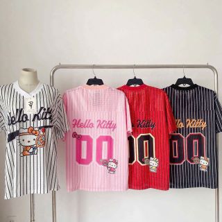 Áo Thun Lưới Mới Về - Đặc Điểm Nổi Bật in Hello Kitty Bóng Bàn 00