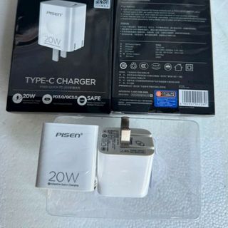 Cóc sạc pisen c140, 20w, cổng typec, chân gập giá sỉ
