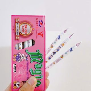 HỘP 12 BÚT GEL XÓA NẮP NẮP ĐẬY ER03 GSTAR SP0458 - LADY'S PASSION