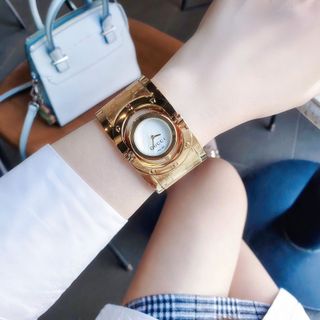 ĐỒNG HỒ NỮ CAO CẤP GUCHI VÒNG BẢNG MẶT XOAY TRÒN