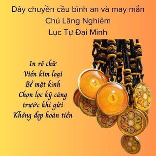 Dây đeo 2 mặt 2 Chú Lăng Nghiêm và Lục Tự Đại Minh