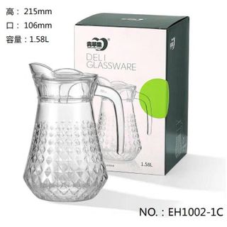 BÌNH THỦY TINH DELI HOẠ TIẾT 1,5L EH1002- 1C