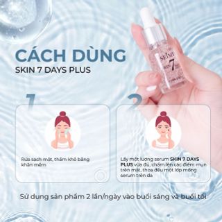 Serum giảm mụn thâm Seimy - Skin 7 Days Plus - 10ml