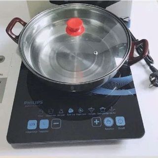 BẾP ĐIỆN TỪ PHILIPS TẶNG KÈM NỒI LẨU