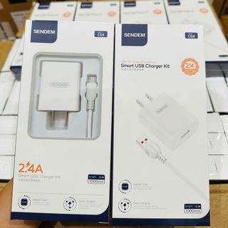 Bộ sạc Sendem C68 2.4A Chân Micro (Có VAT)