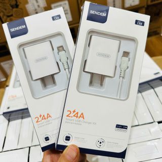 Bộ sạc Sendem C68 2.4A Chân Micro (Có VAT)