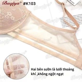 Áo ren mút dày 3 phân nâng đẩy ngực tự nhiên- Áo ngực ren mút dày nâng đẩy ngực
