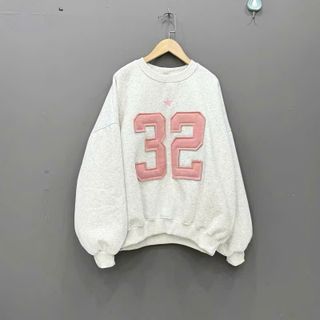 Áo Sweater Thêu Nổi Số 59 - Kiểu Dáng Nối Thân, Vải Dày Mịn